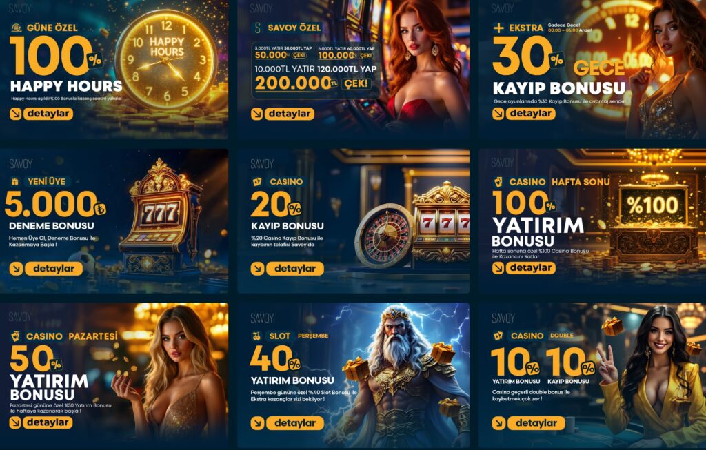 savoycasino bonusları